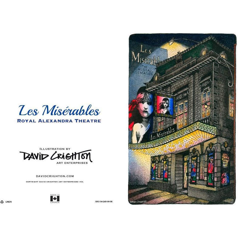 Les Miserables Theatre Greeting Card | Totally Toronto Art Inc. 
