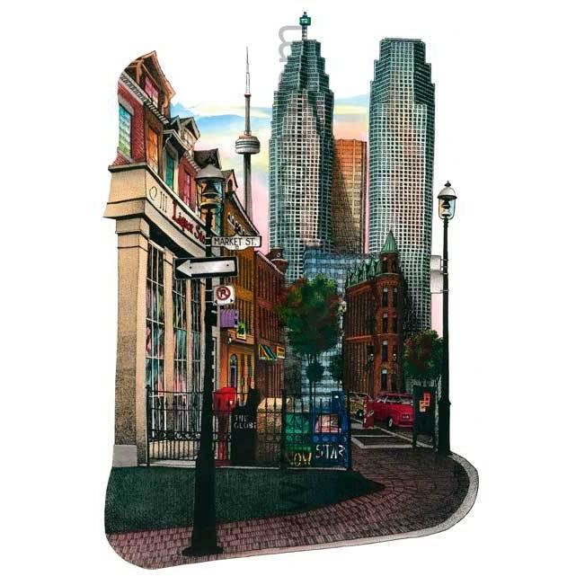 Market Street, Toronto Art Print | Totally Toronto Art Inc. 
