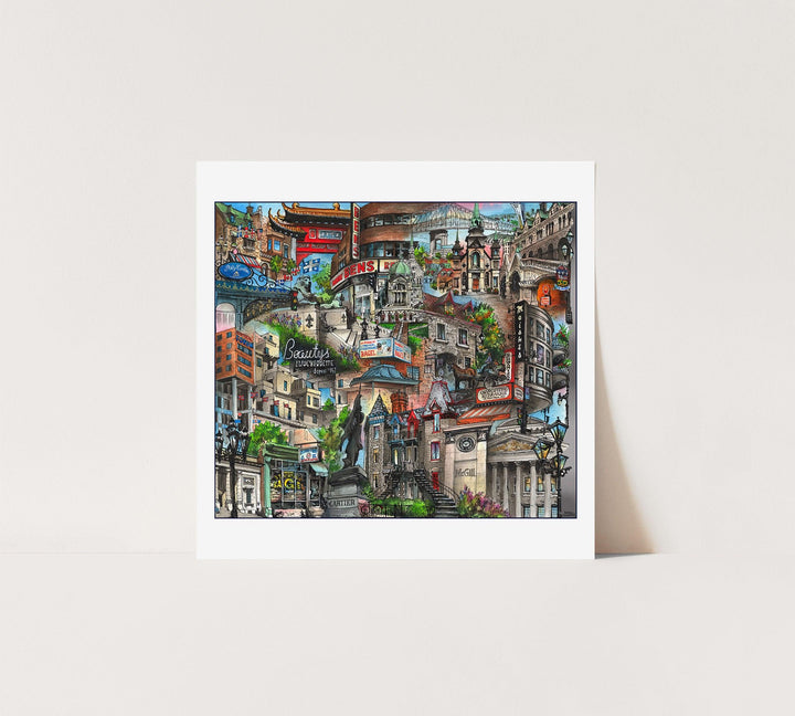 Mon Montreal Quebec Canadian Poster | Totally Toronto Art Inc. 