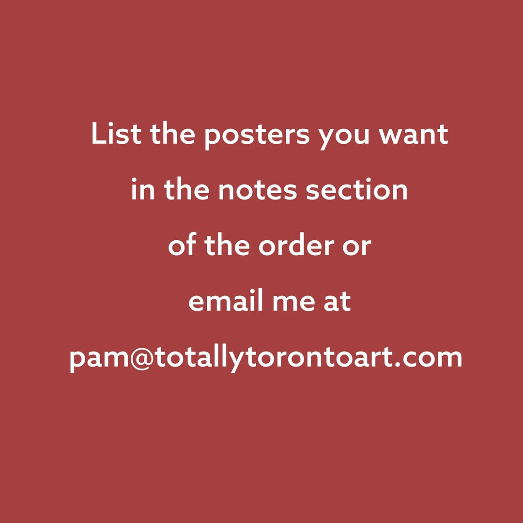 Mt. Pleasant Poster Gallery Wall | Totally Toronto Art Inc. 
