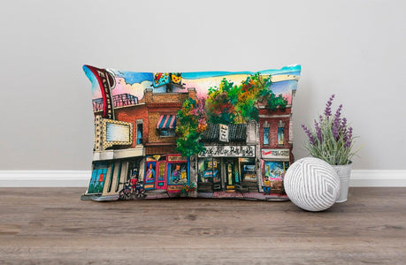 Mt. Pleasant Toronto Pillow | Totally Toronto Art Inc. 