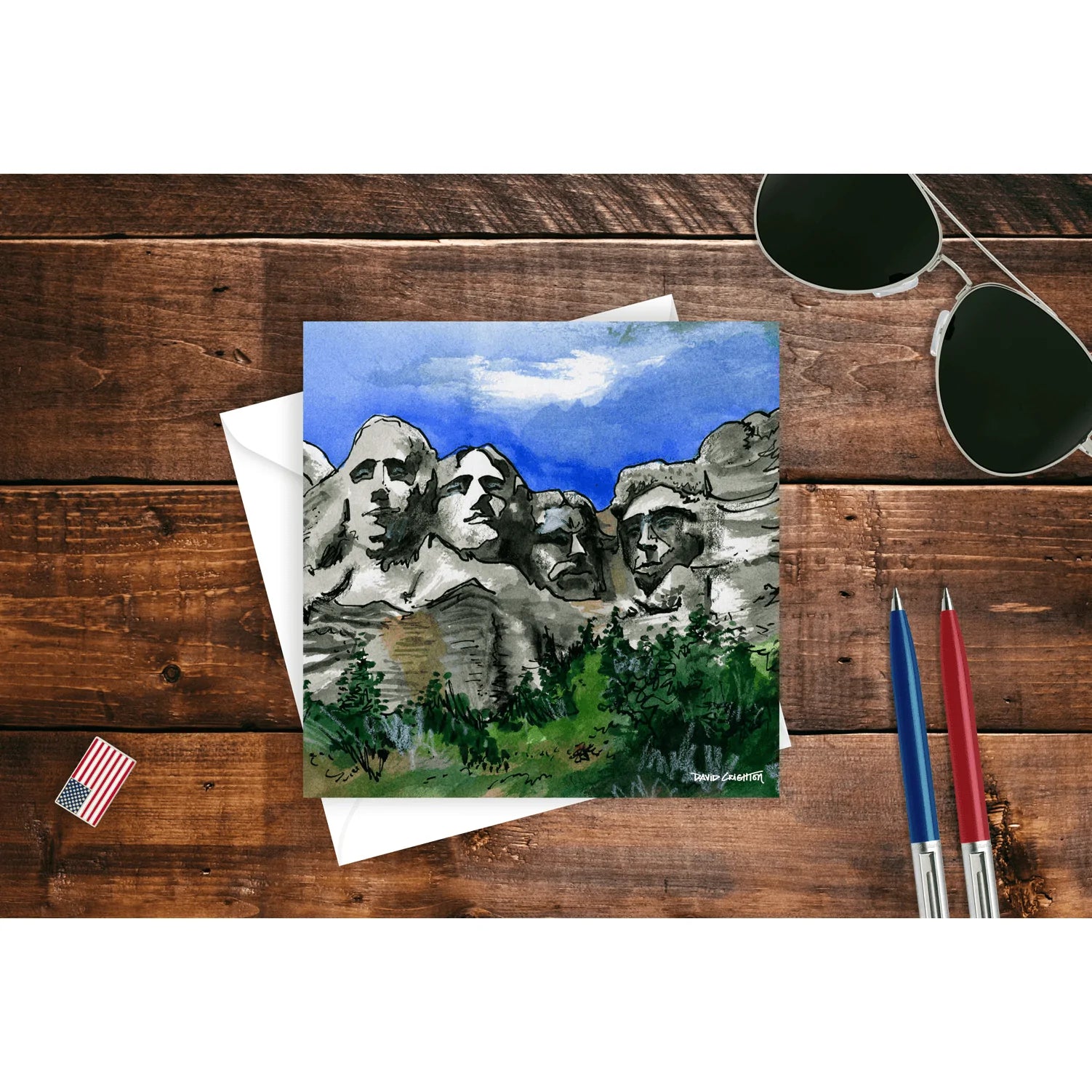 Mt Rushmore, USA Greeting Cards | Totally Toronto Art Inc. 