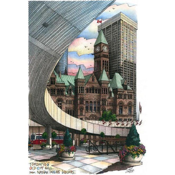 Nathan Phillips Square Toronto Postcard | Totally Toronto Art Inc. 