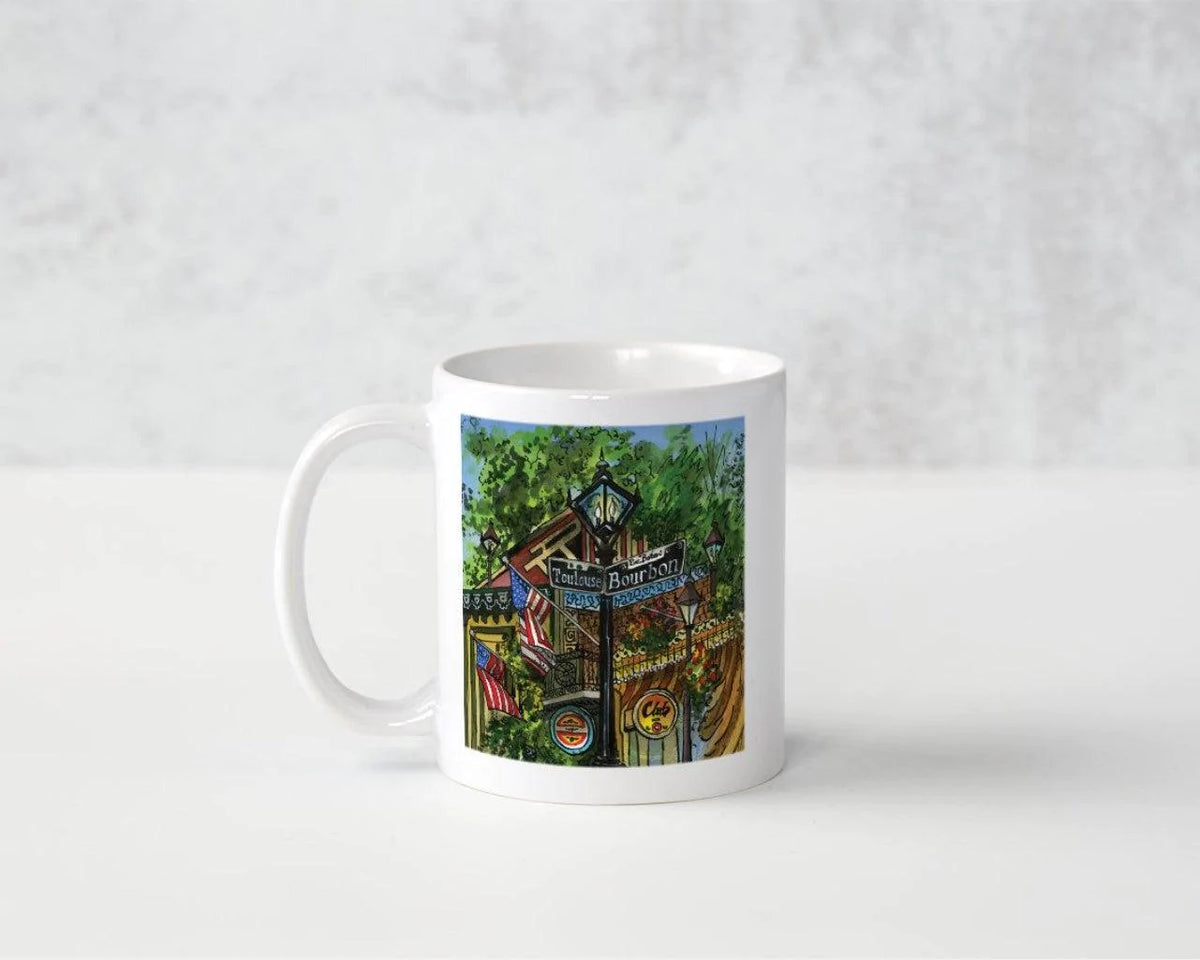New Orleans Mardi Gras 11 oz. Coffee Mug, Souvenir Gifts | Totally Toronto Art Inc. 