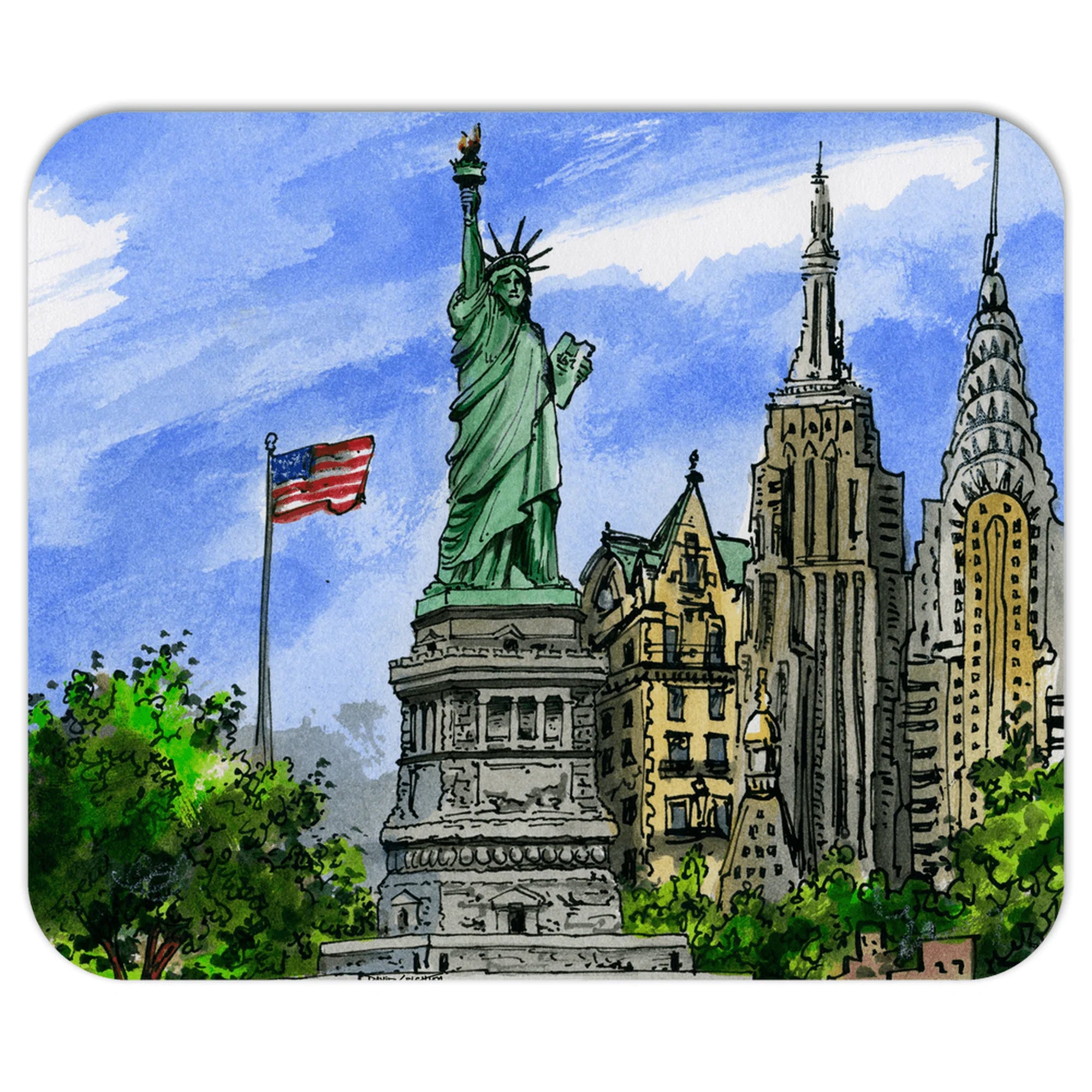 New York "Liberty" Mousepads | Totally Toronto Art Inc. 