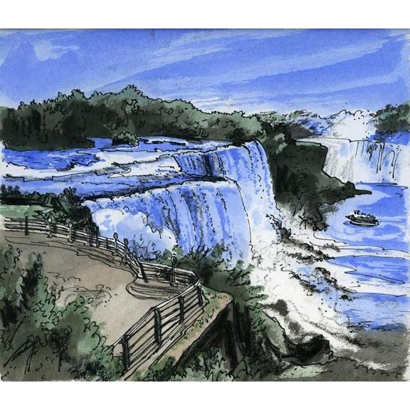 Niagara Falls U.S.A. Art Print | Totally Toronto Art Inc. 