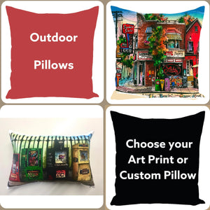 Outdoor Toronto Pillows | Totally Toronto Art Inc. 