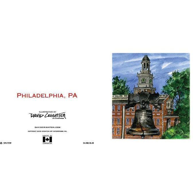 Philadelphia, PA USA Greeting Card | Totally Toronto Art Inc. 