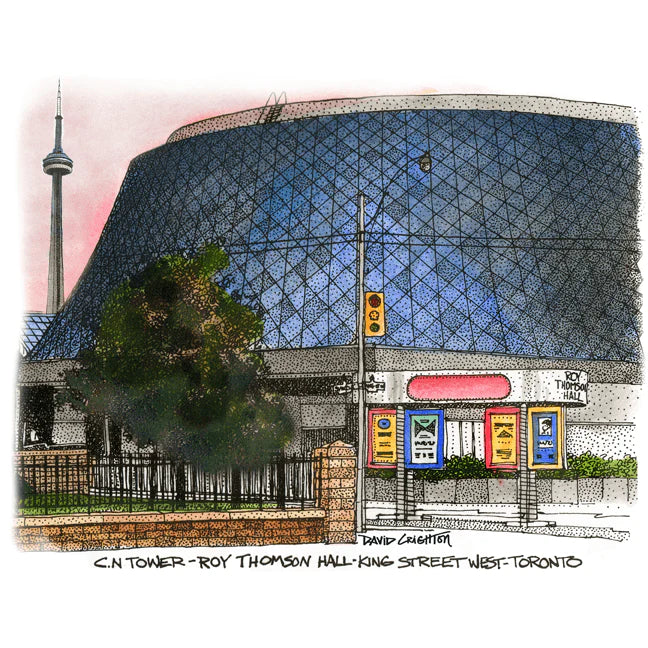 Post Card -Roy Thomson Hall | Totally Toronto Art Inc. 