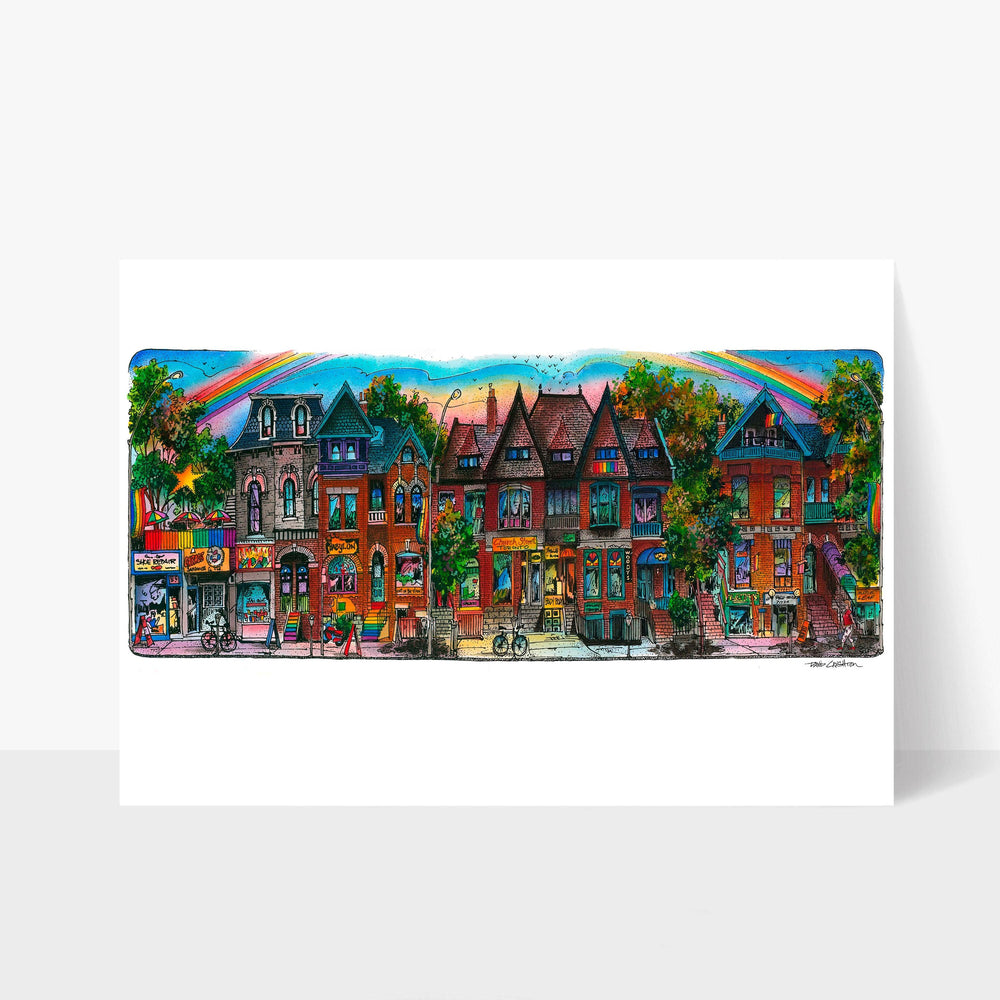 Pride Central Toronto Postcard | Totally Toronto Art Inc. 
