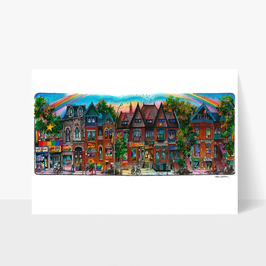 Pride Central Toronto Postcard | Totally Toronto Art Inc. 