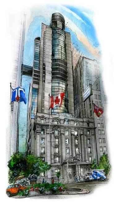Princess Margaret Hospital, Toronto Wall Art | Totally Toronto Art Inc. 