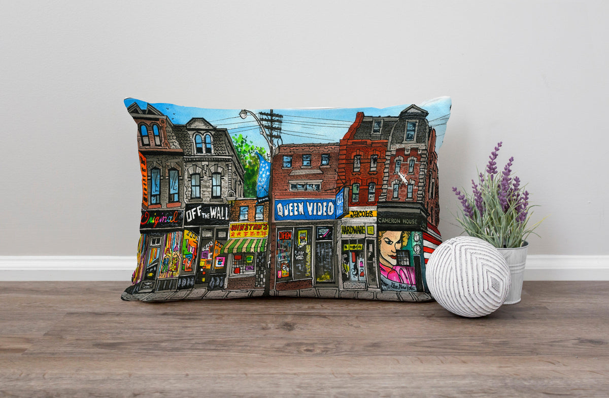 Queen Video Art Lumbar Pillows | Totally Toronto Art Inc. 