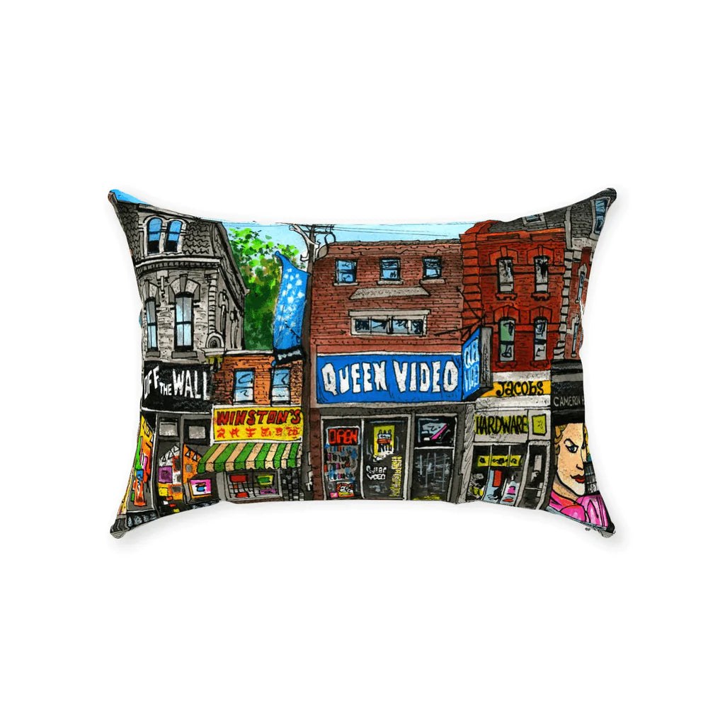 Queen Video Art Lumbar Pillows | Totally Toronto Art Inc. 