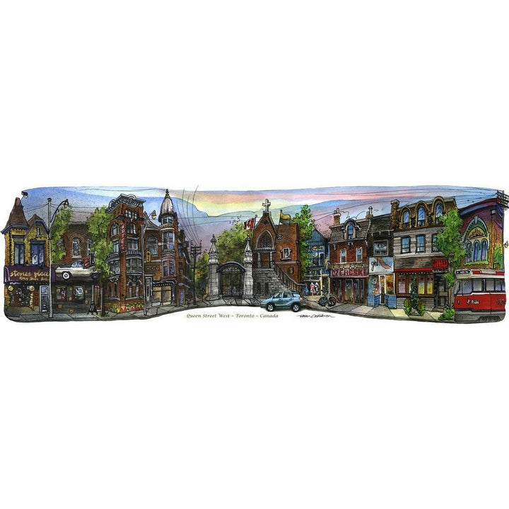 Queen West at Trinity Bellwoods, Toronto Art Print | Totally Toronto Art Inc. 