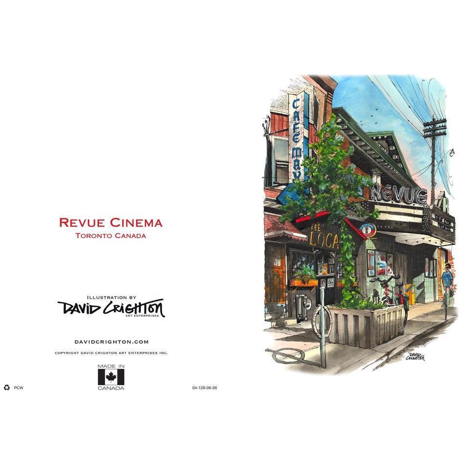 Revue Cinema Greeting Card | Totally Toronto Art Inc. 
