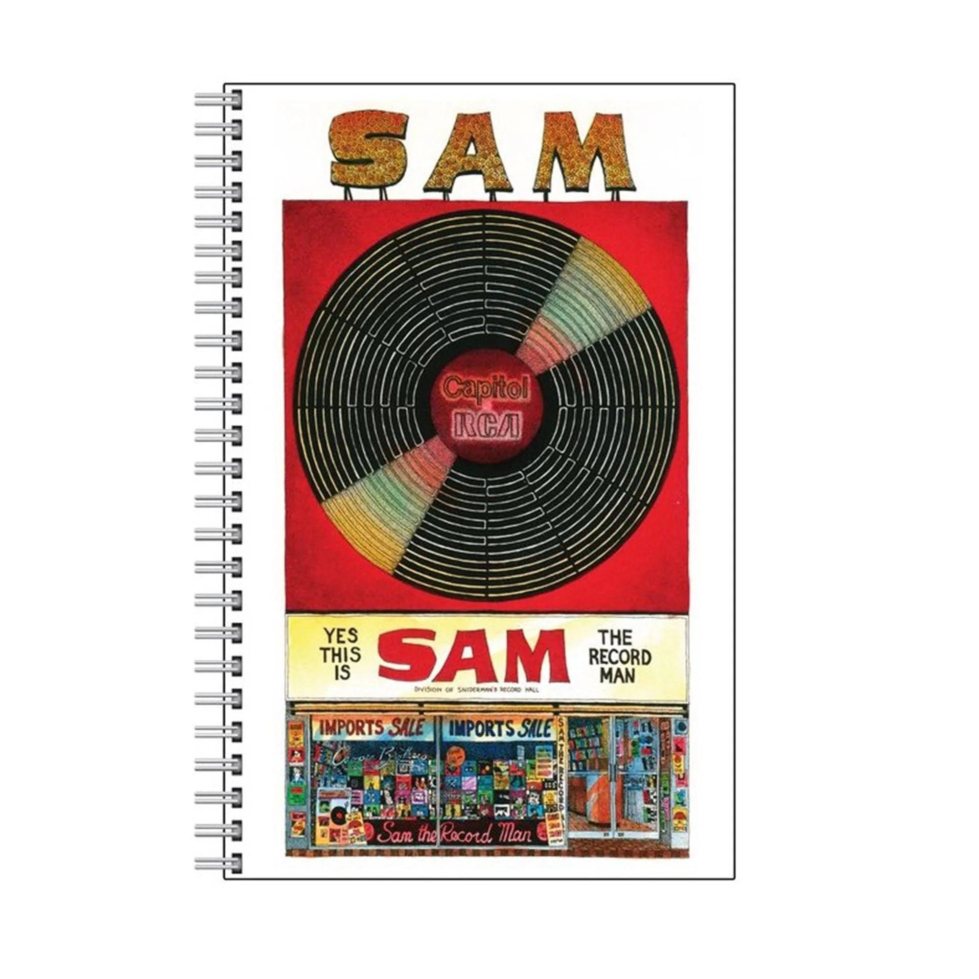 Sam The Record Man Toronto Notebook | Totally Toronto Art Inc. 