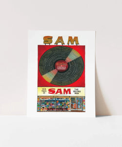 Sam The Record Man Toronto Poster | Totally Toronto Art Inc. 