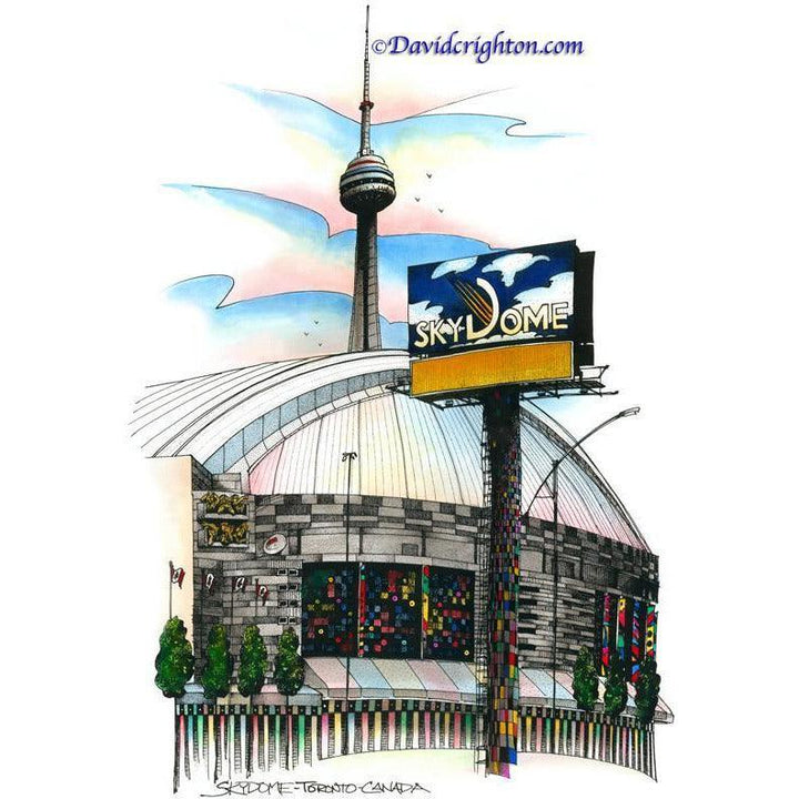 Skydome Toronto Art Print | Totally Toronto Art Inc. 