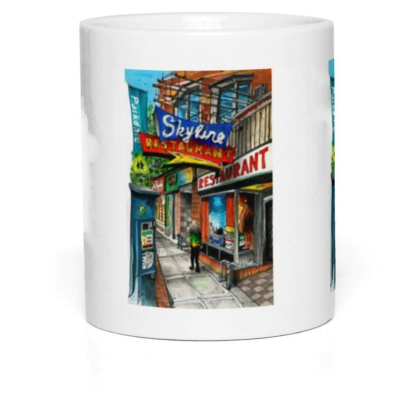 Skyline Restaurant Mug | Totally Toronto Art Inc. 