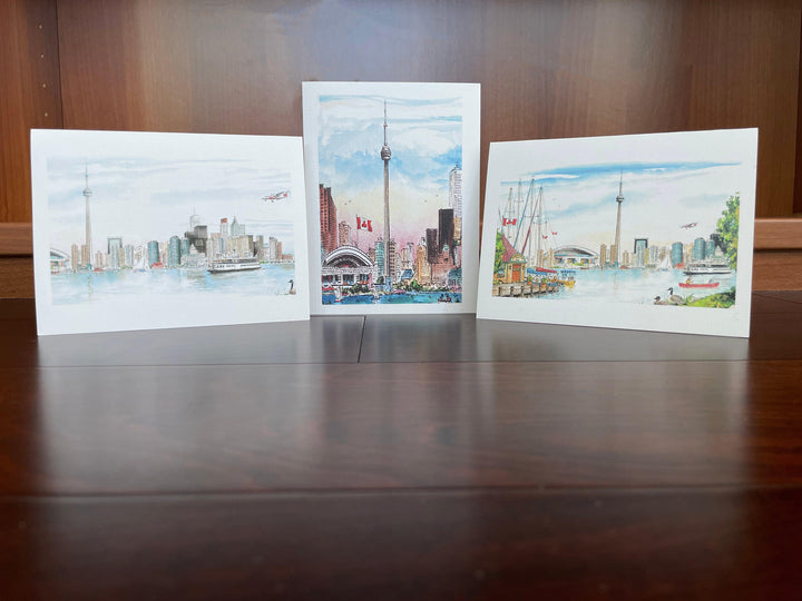Skylines of Toronto Note Card Box Set | Totally Toronto Art Inc. 