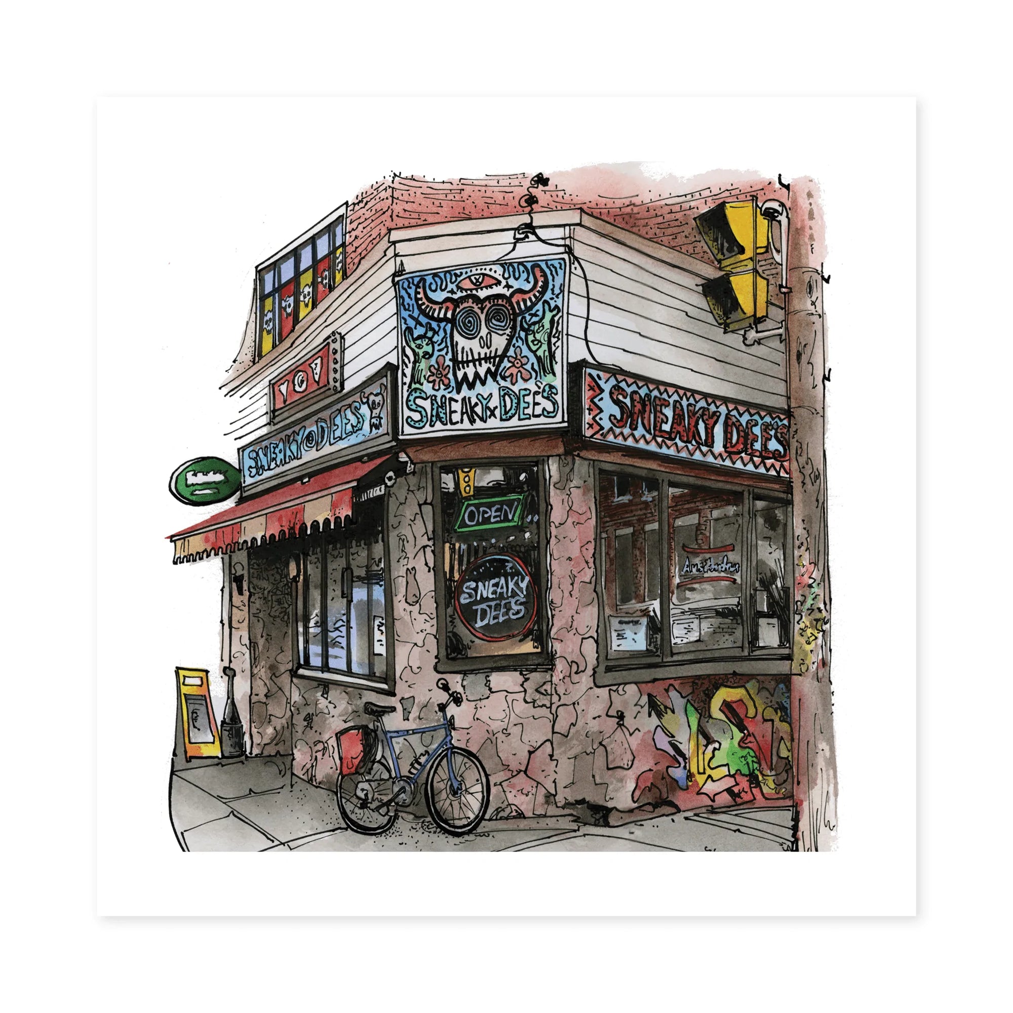 Sneaky Dee's Toronto Art Print | Totally Toronto Art Inc. 