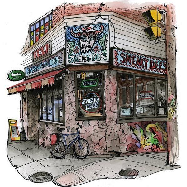 Sneaky Dee's  Toronto Postcard | Totally Toronto Art Inc. 
