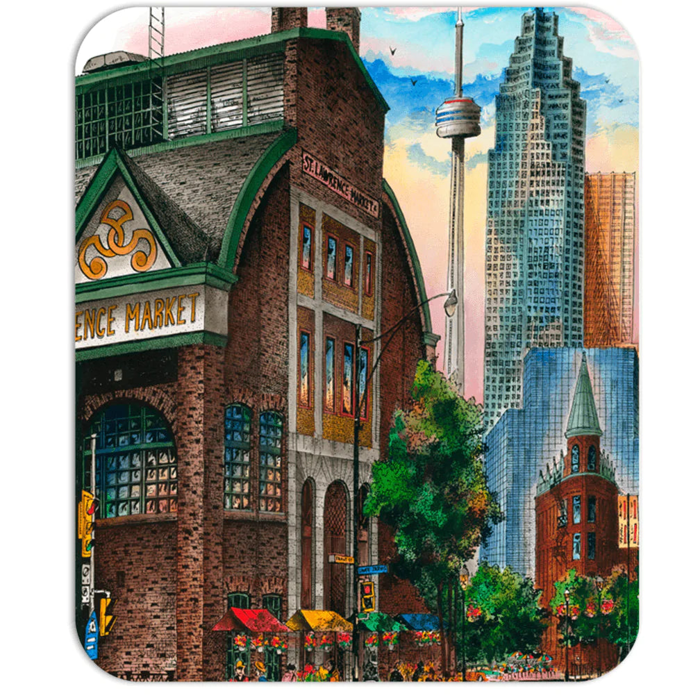 St. Lawrence Market Toronto Mousepad | Totally Toronto Art Inc. 