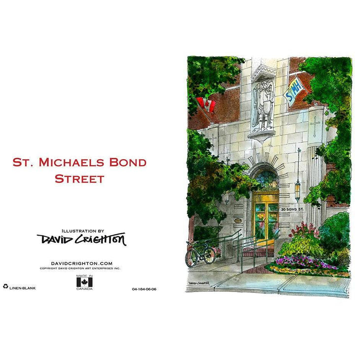 St. Michaels Hospital Toronto Greeting Card | Totally Toronto Art Inc. 