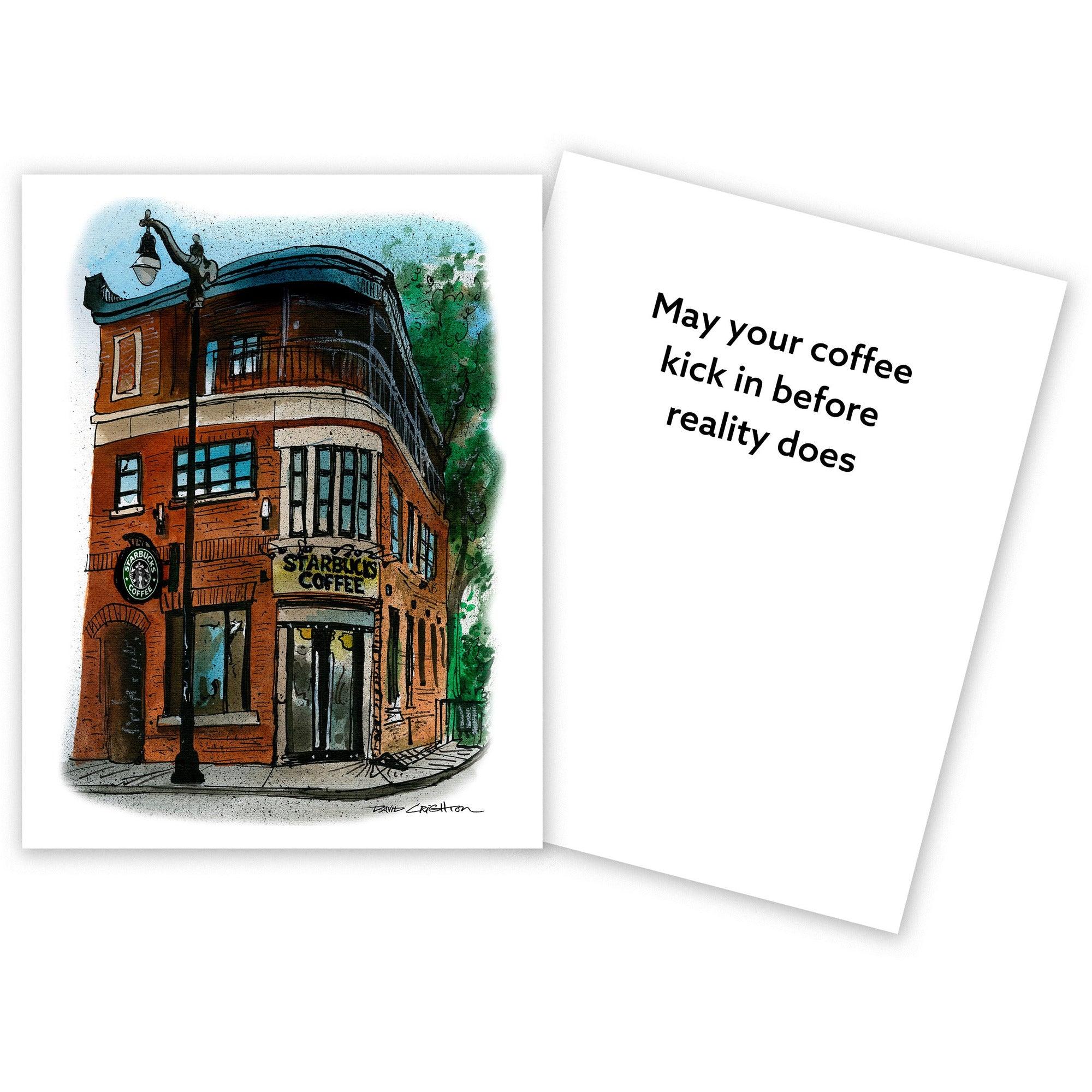 Starbucks Note Card | Totally Toronto Art Inc. 