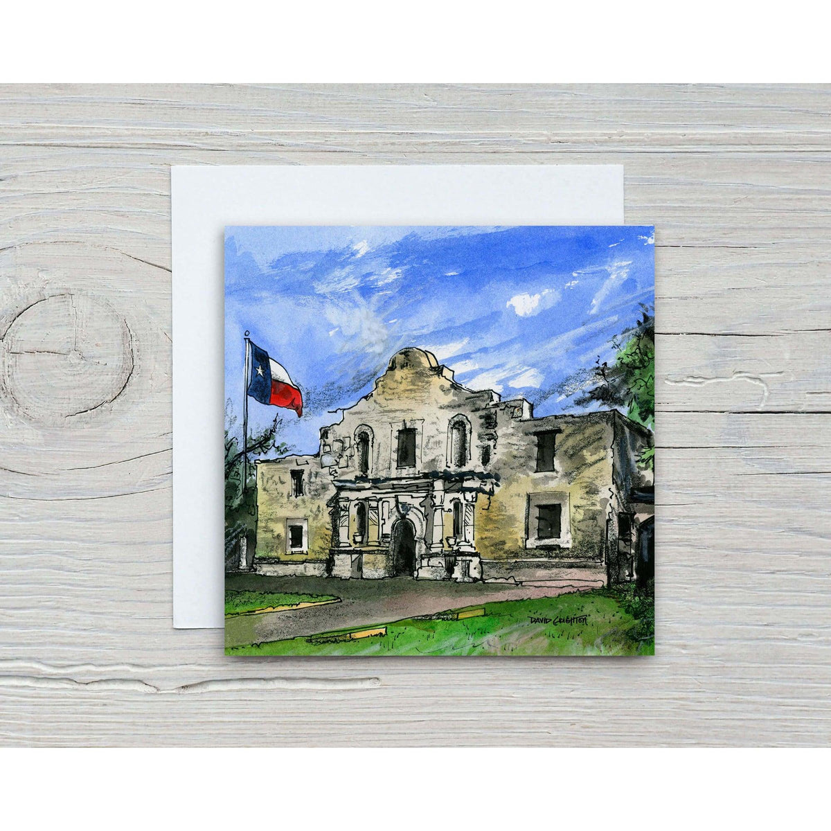 The Alamo, TX USA Greeting Cards | Totally Toronto Art Inc. 