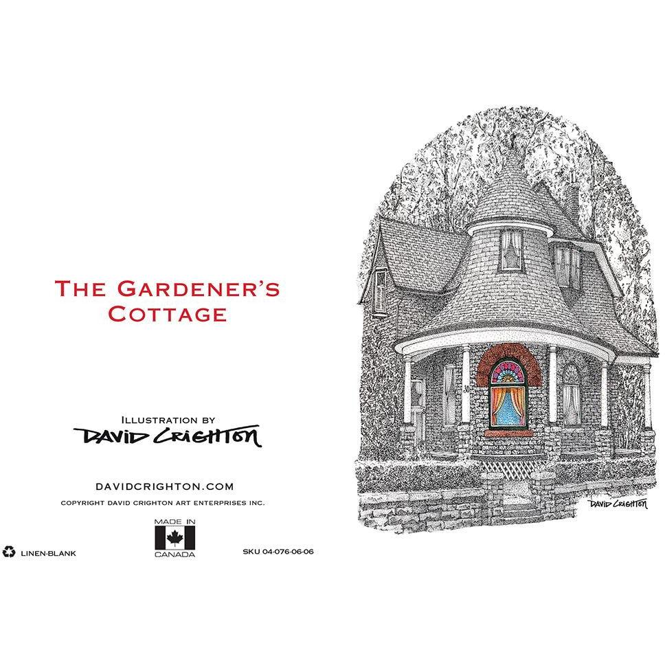 The Gardener's Cottage No. 1 Toronto Greeting Card | Totally Toronto Art Inc. 