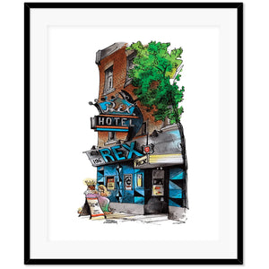 The Rex Jazz  Bars Toronto Wall Art | Totally Toronto Art Inc. 