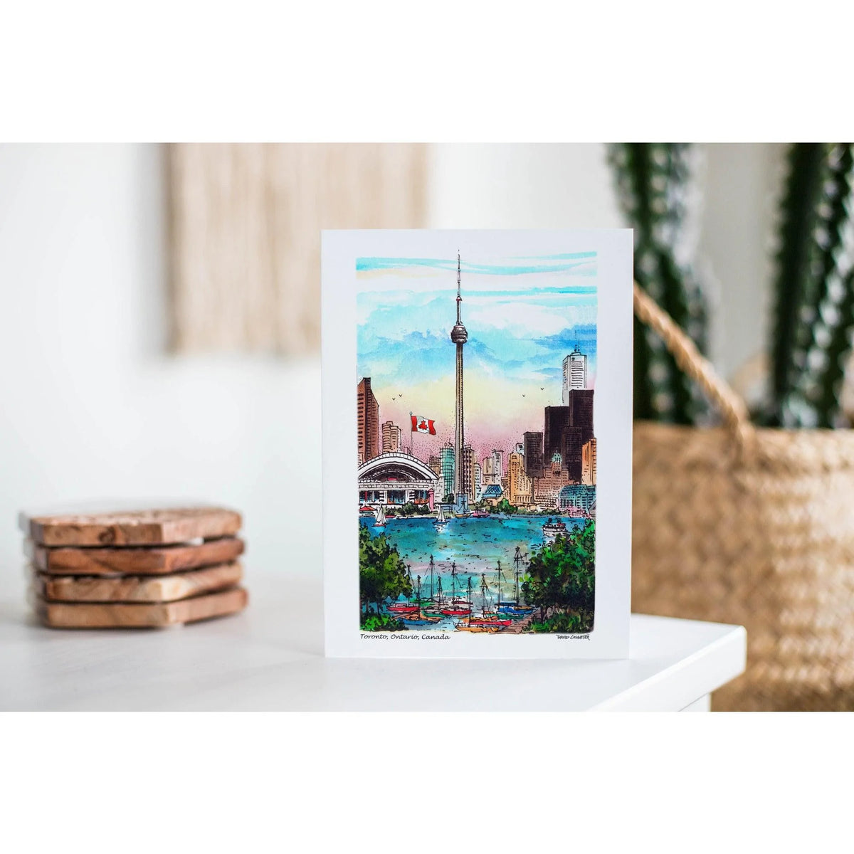 Toronto CN Tower Greeting Card | Totally Toronto Art Inc. 