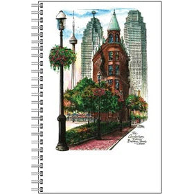 Toronto Flatiron Building Notebook | Toronto Personalized Gifts | Totally Toronto Art Inc. 