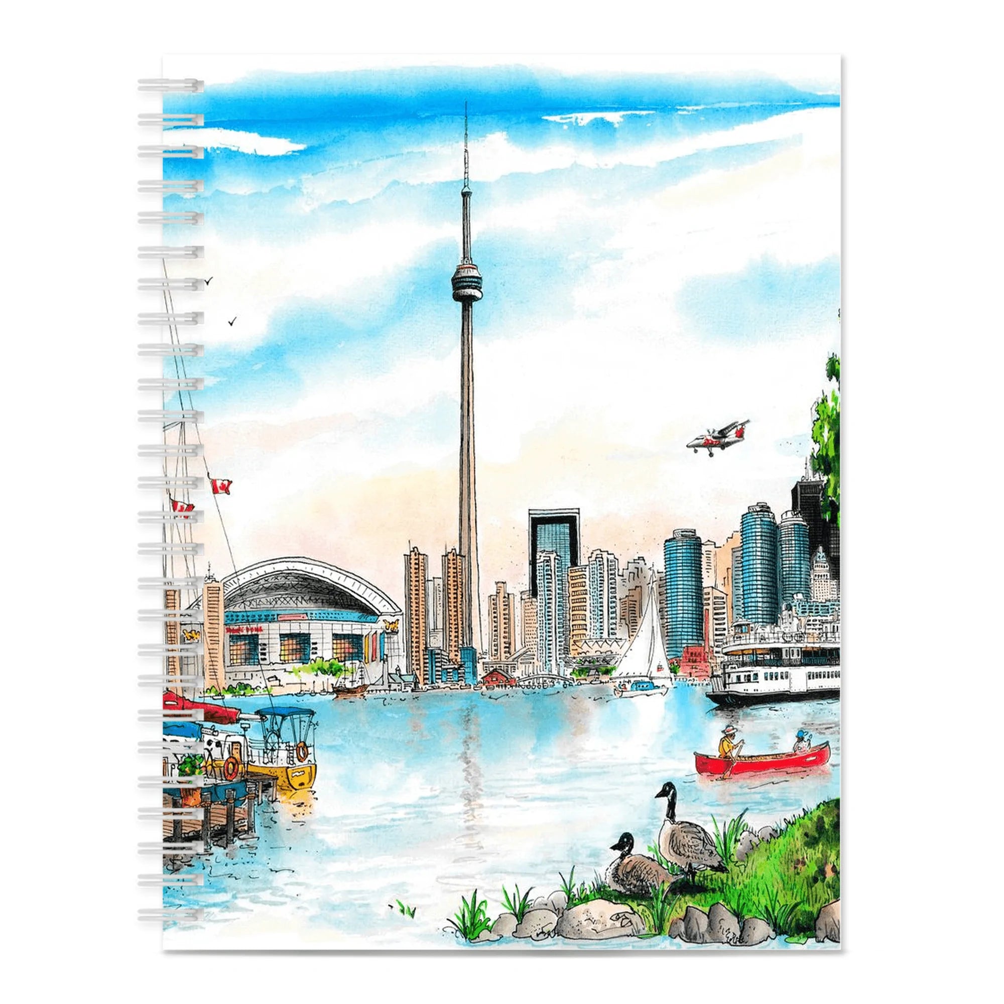 Toronto Island Skyline Notebooks | Toronto Personalized GIfts | Totally Toronto Art Inc. 