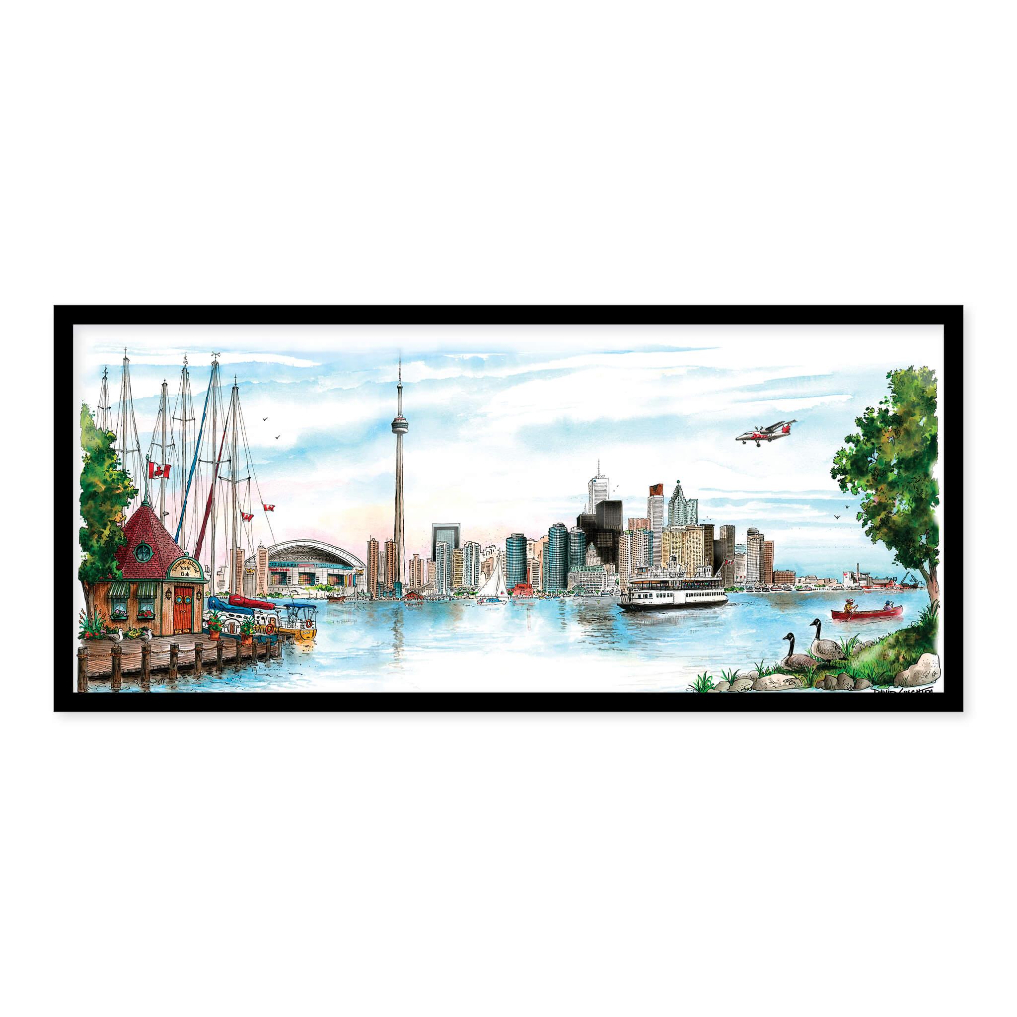 Toronto Canvas Wall Art | Skyline of Toronto  Wallart