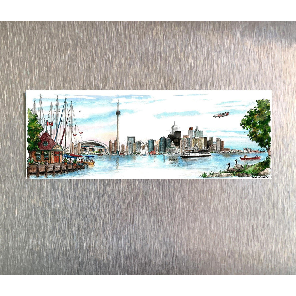Toronto Skyline Fridge Magnet | Totally Toronto Art Inc.