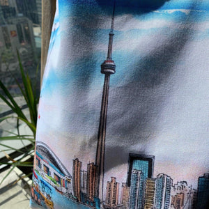 Toronto Skyline Island Tote Bags | Totally Toronto Art Inc. 