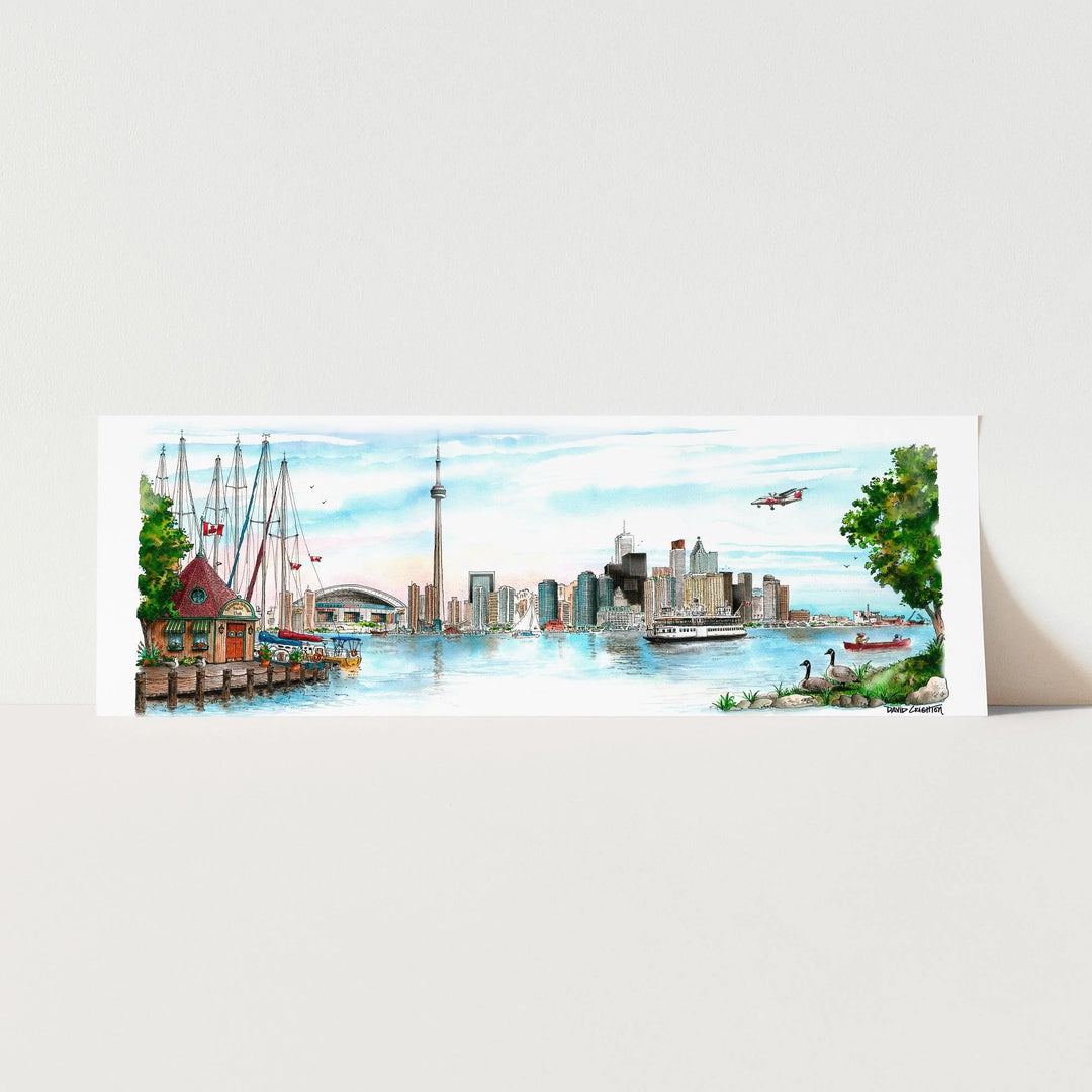 This is our most popular Toronto Skyline Poster print.  
