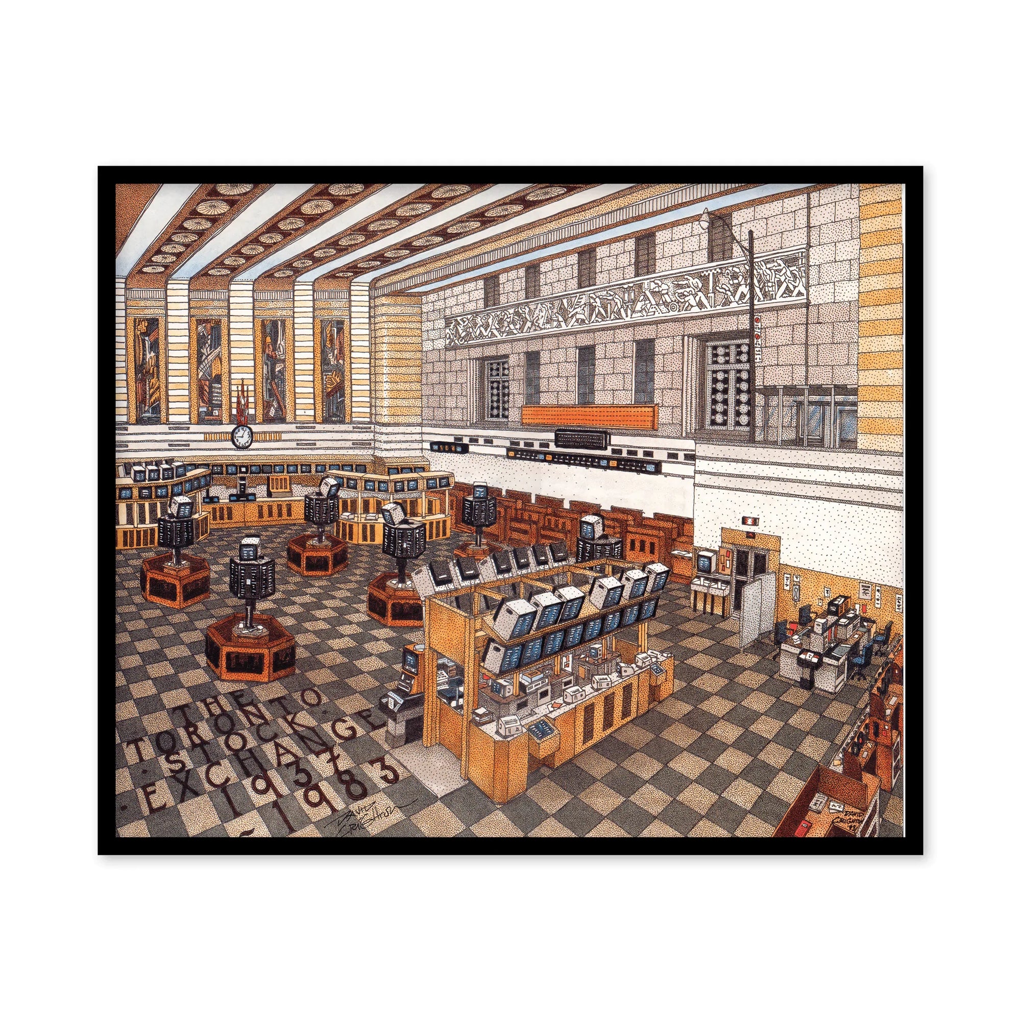 Toronto Stock Exchange TSX Toronto Wall Art Totally Toronto