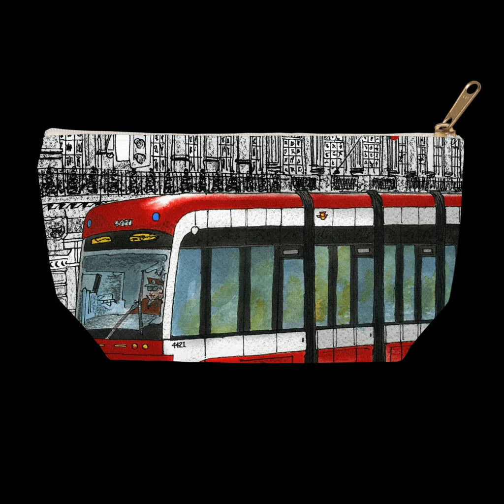 Toronto Streetcar Accessory Pouches | Totally Toronto Art Inc. 