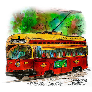 Toronto Streetcar Poster | Humber 501 Streetcar Poster | Totally Toronto Art Inc. 