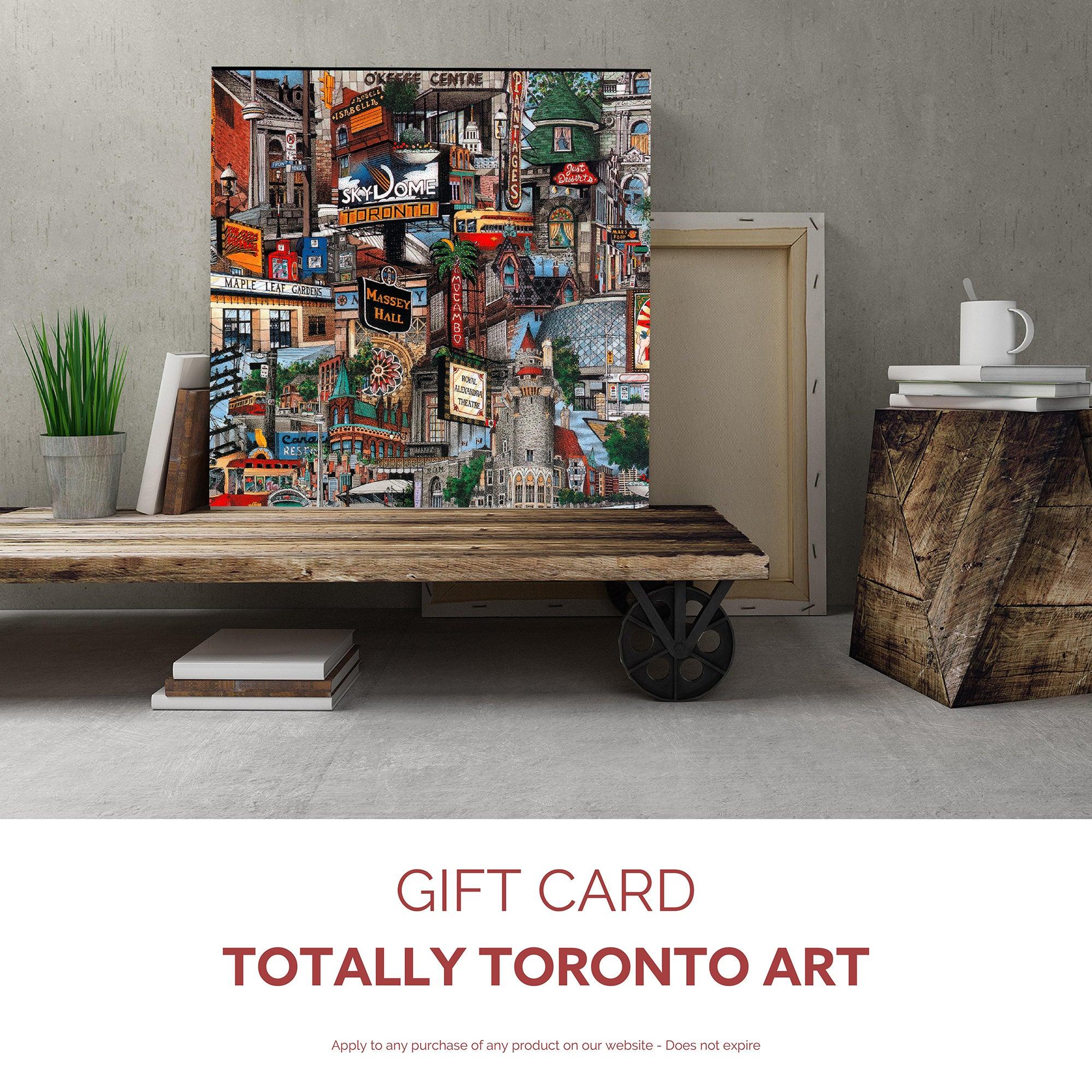 Totally Toronto Art Gift Card | Totally Toronto Art Inc. 