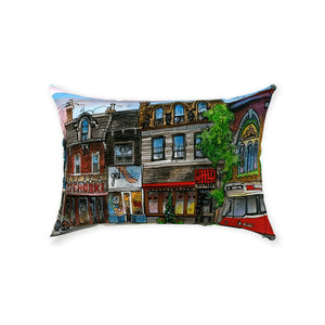 Trinity Bellwoods Lumbar Pillows | Totally Toronto Art Inc. 