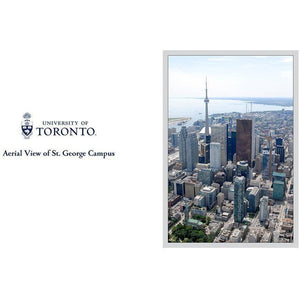 U of T - Aerial View St George Campus 2 Greeting Card | Totally Toronto Art Inc. 