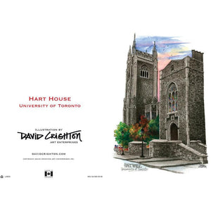 U of T - Hart House Toronto Greeting Card | Totally Toronto Art Inc. 