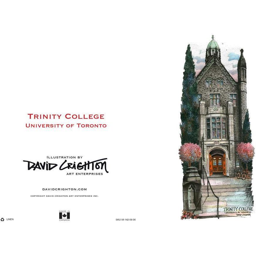 U of T - Trinity College Greeting Card | Totally Toronto Art Inc. 