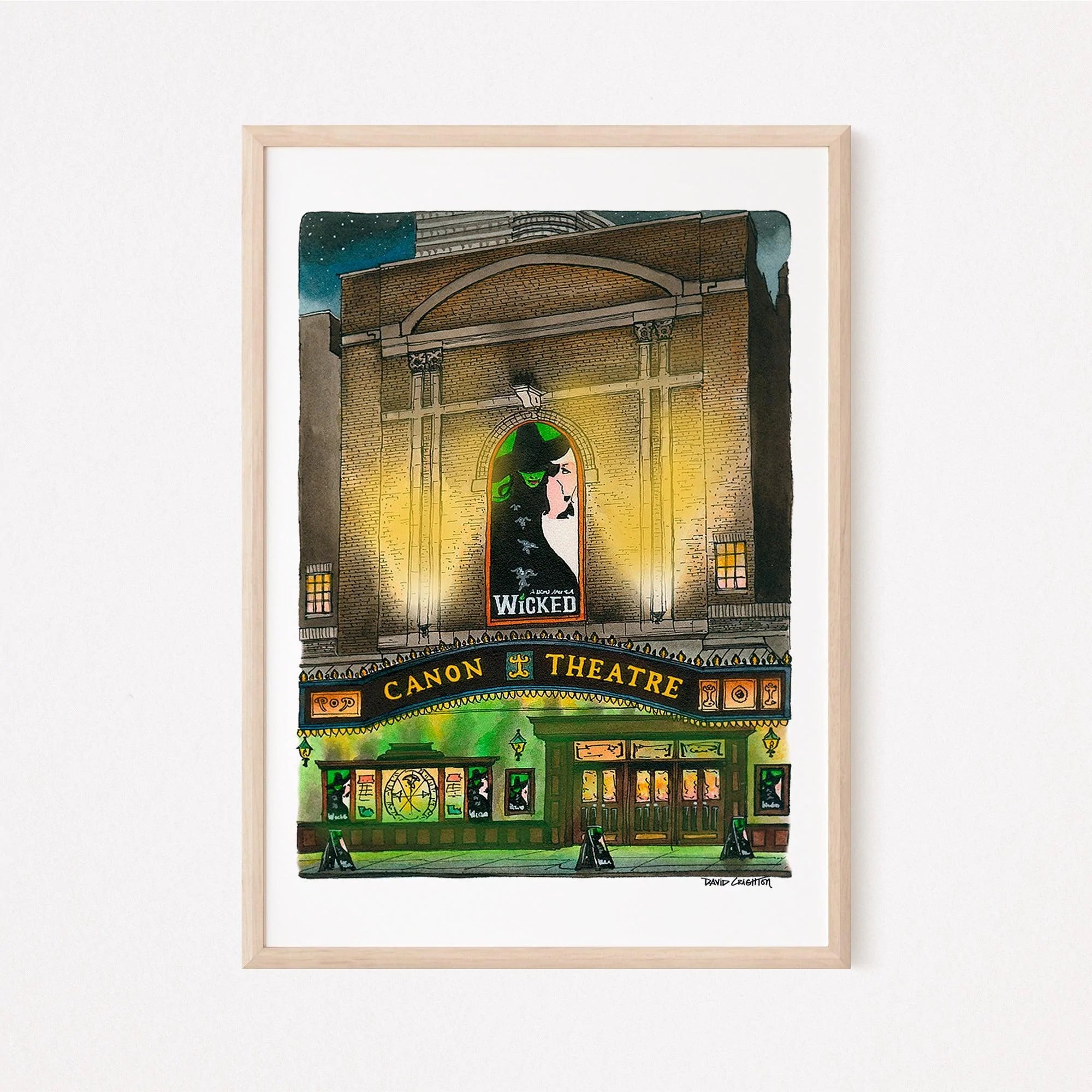 Wicked Musical Poster | Wicked Movie Posters | Totally Toronto Art Inc. 